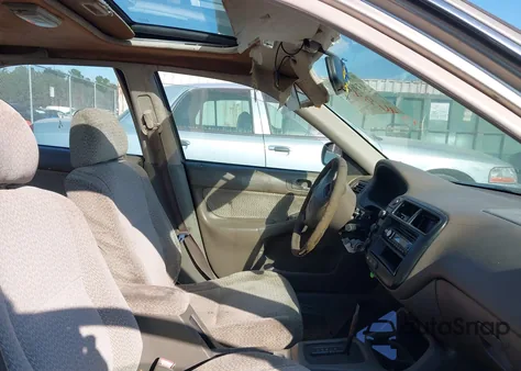 2000 Honda Civic Ex from USA, damaged, VIN 1HGEJ8649YL016737